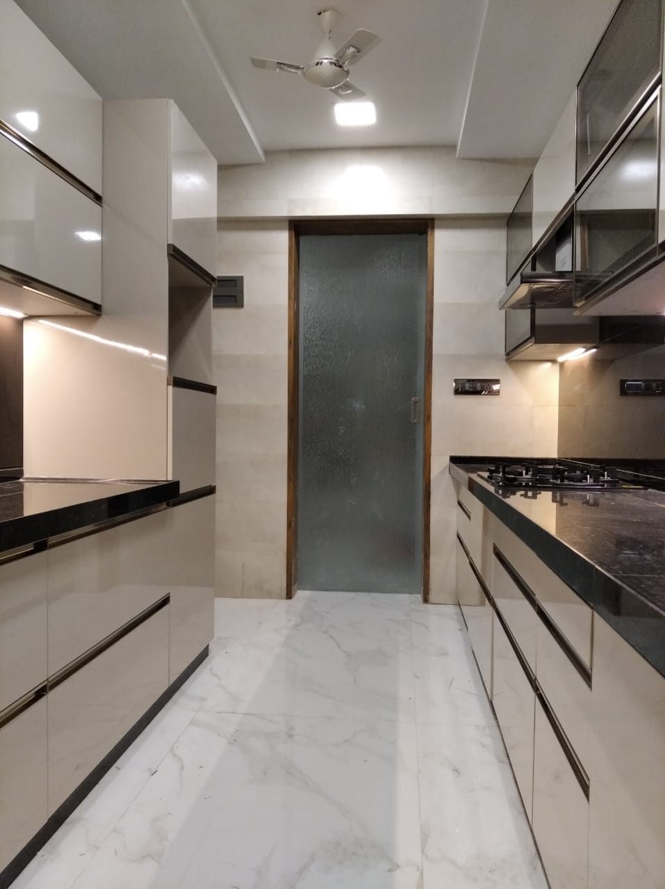 Galley view toward the utility door